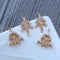 10pcs tassel CZ Pave Charm, Zircon Pendant, triangle Charm, DIY Jewelry Making, Material Craft Supplies