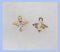 10pcs christmas CZ Pave Snowflake Charm, Zircon Pendant, Snowflake Charm, 16x9mm Jewelry Making, Material Craft Supplies