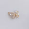 10pcs Butterfly CZ Pave Charm, zircon Charm Pendant, crystal Pave Charm, Jewelry Making Supplies