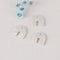 10pcs U shape Cellulose Acetate Colorful Charm Plastic Pendant Resin Acrylic Pendant Diy Jewelry Accessories