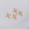 10pcs cz pave little angel charm pendant, 14.5x17.5mm brass gold plated bracelet necklace pendant, little angel pave charm