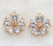 10pcs five petals CZ Pave Charm, flower zircon Charm Pendant, Diy Glass crystal Pave Charm, Jewelry Making Supplies