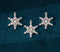 10PCS Sun flower Cubic Zirconia Snowflake Charms, 16mm CZ Pave Flower Pendant, Rhinestone Charm, diy jewelry accessories