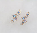 10pcs CZ Pave Charm, zircon Charm Pendant, crystal Pave Charm, Jewelry Making Supplies