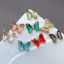 10pcs Butterfly CZ Pave Charm, 15*20mm zircon Charm Pendant, Diy Butterfly Glass crystal Pave Charm, Jewelry Making Supplies