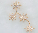 10pcs Eight-pointed star CZ Pave Charm, Six-pointed star zircon Charm Pendant, star crystal Pave Charm, Jewelry Making Supplies