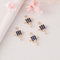 10pcs CZ Pave Cross Charm, Zircon Cross Connector, Link