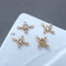 10pcs CZ Pave Charm, Zircon Branches Pendant, flower Branches Charm Connector, Jewelry Making,Material Craft Supplies