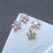 10pcs CZ Pave Charm, Zircon Branches Pendant, flower Branches Charm Connector, Jewelry Making,Material Craft Supplies