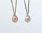 Pink Plum Blossom Necklace, Real Pressed Flower Resin Jewelry, Teardrop Pendant, 18 Inch Stainless Steel Chain