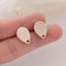 10pcs Teardrop Wood Earrings, Ear Wire, Earrings Post, Wood Earrings Studs,Diy Jewelry Accessories Craft Supplies