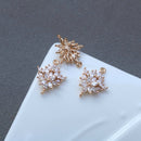 10pcs CZ Pave Charm, Zircon Branches Pendant, flower Branches Charm Connector, Jewelry Making,Material Craft Supplies