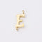 5PCS Stainless Steel Letter Charm,Letter Connector,Gold Initial Charm,Vermeil Letter Pendant,Gold Initial Charms,A-Z, 8*10mm