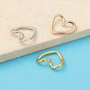 10PCS Stainless Steel Heart Charm,Tiny Mini Heart Connector,Vermeil Pendant