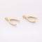 10pcs Real Gold Plated Brass Charm, Wish Bone Charm Pendant,Tiny Mini Wish Charm , Gold Wishbone