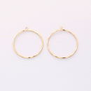 10PCS. Real Gold Plated Circle Charm, Round Dangle,Sweet Charm Pendant, Choker Necklace diy, Brass Finding, Quality Gold Plated over Brass