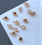 10pcs Five pointed star zircon Connecto Charm pendant, 6mm Zircon Charm, Star CZ Pave Pendant necklace Jewelry Making