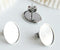 20pcs oval 10x14mm Stainless Steel Earrings Blanks,Cabochon Earrings Settings Base,Earrings trays