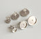 20pcs Stainless Steel Thicken Bezel Earrings Studs Settings, Earrings Blanks,Earrings Base