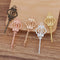 20pcs Bobby Pins Flower Filigree Pad, Brass Jewelry Vintage Flower Hairpins, Flower Hair Findings, Hair Accessories