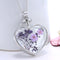 1pcs Pressed Flower Pendant Necklace