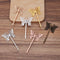 20pcs butterfly Bobby Pins Leaves Flower Filigree Pad, Flower Hair Findings, Hair Accessories