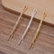 100pcs Hair Pins, Brass Bobby Pin with Ring, DIY Hairpin Hair Pins, Jewelry Vintage Blank Hairpin