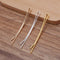 100pcs Hair Pins, Brass Bobby Pin with Ring, DIY Hairpin Hair Pins, Jewelry Vintage Blank Hairpin