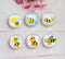 Handmade Round Photo Glass Cabochon Cartoon honey A342