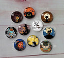 Handmade Round Photo Glass Cabochon A546