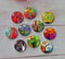 Handmade Round Photo Glass Cabochon tree A562