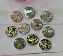 Handmade Round Photo Glass Cabochon A599