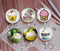 Handmade Round Photo Glass Cabochon cake 908