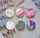 Handmade Round Photo Glass Cabochon 1134