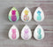 Handmade Teardrop Photo Glass Cabochons pineapple A306