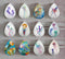 Handmade Teardrop Photo Glass Cabochons A614