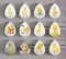 Handmade Teardrop Photo Glass Cabochons Animal duck A619