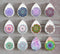 Handmade Teardrop Photo Glass Cabochons Pattern A643