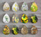 Handmade Teardrop Photo Glass Cabochons Plant 0flower Leaves A649