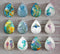 Handmade Teardrop Photo Glass Cabochons A653