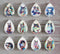 Handmade Teardrop Photo Glass Cabochons animal Cat A659