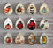 Handmade Teardrop Photo Glass Cabochons insect A681