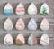 Handmade Teardrop Photo Glass Cabochons Geometry A703