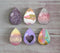 Handmade Teardrop Photo Glass Cabochons Geometry Glitter A433