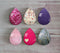 Handmade Teardrop Photo Glass Cabochons Geometry Glitter A435