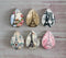 Handmade Teardrop Photo Glass Cabochons Iron tower A464