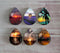 Handmade Teardrop Photo Glass Cabochons landscape A481