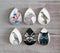 Handmade Teardrop Photo Glass Cabochons animal eagle A505