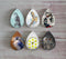 Handmade Teardrop Photo Glass Cabochons animal eagle A506