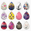 Handmade Teardrop Photo Glass Cabochons 60